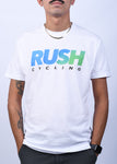 RUSH CYCLING WHITE LOGO T